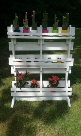 (image for) Pallet Plant Pot Holder